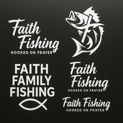 Collection image for: Faith Fishing Vinyl Decal Collection