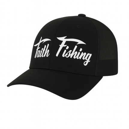 SnapBack Faith Fishing Trucker Hat —  Everyday Comfort