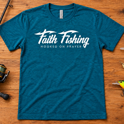 Faith Fishing “Fishers of Men” Matthew 4:19 T-Shirt