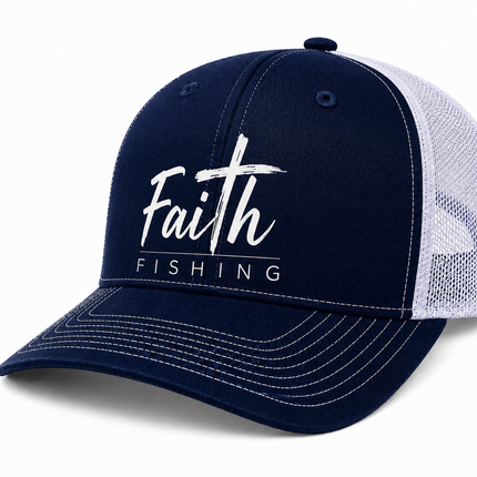 Faith Fishing Midnight Tide Snapback Hat