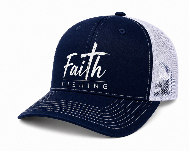 Faith Fishing Midnight Tide Snapback Hat