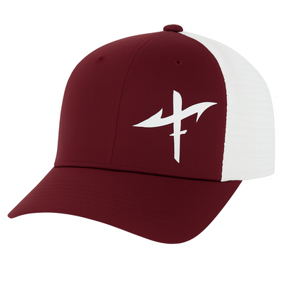 SnapBack Faith Fishing Trucker Hat — Fishing Cross Design, Everyday Comfort