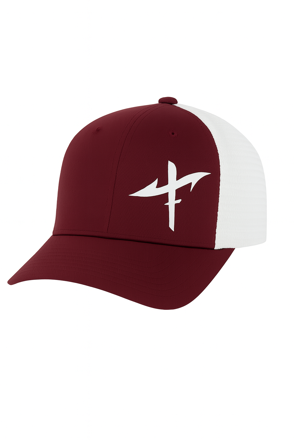 SnapBack Faith Fishing Trucker Hat — Fishing Cross Design, Everyday Comfort