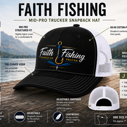 “Redfish Tail Coast” Premium Trucker Hat | Snapback Hat