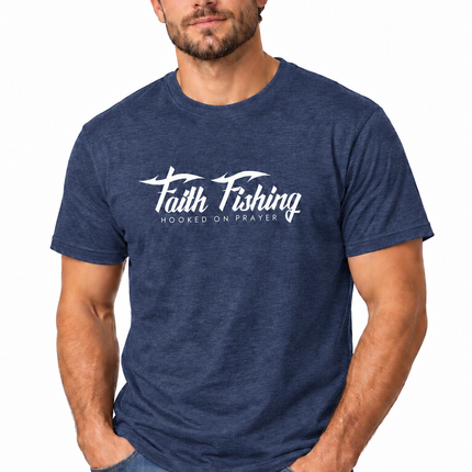 Faith Fishing “Fishers of Men” Matthew 4:19 T-Shirt