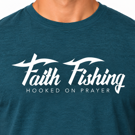 Faith Fishing “Fishers of Men” Matthew 4:19 T-Shirt