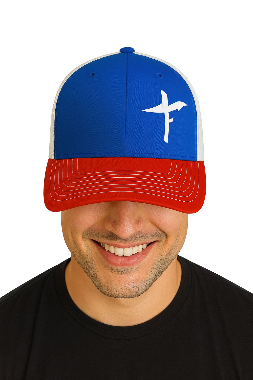 SnapBack Faith Fishing Trucker Hat — Fishing Cross Design, Everyday Comfort