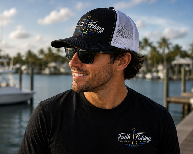 “Redfish Tail Coast” Premium Trucker Hat | Snapback Hat