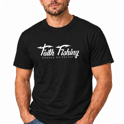 Faith Fishing “Fishers of Men” Matthew 4:19 T-Shirt