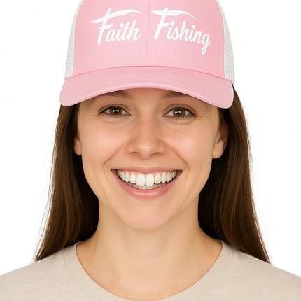 SnapBack Faith Fishing Trucker Hat —  Everyday Comfort