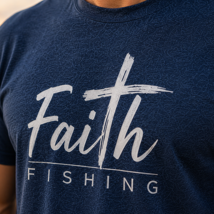 Faith Fishing “Built on Faith” Premium Fishing Tee