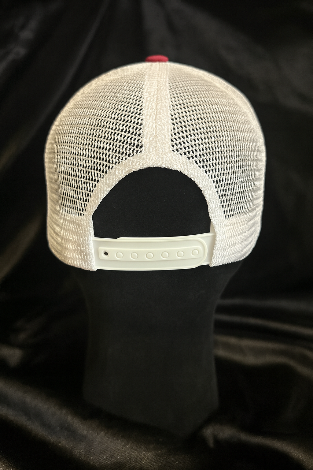 F.F. Burgundy and White Trucker Cap