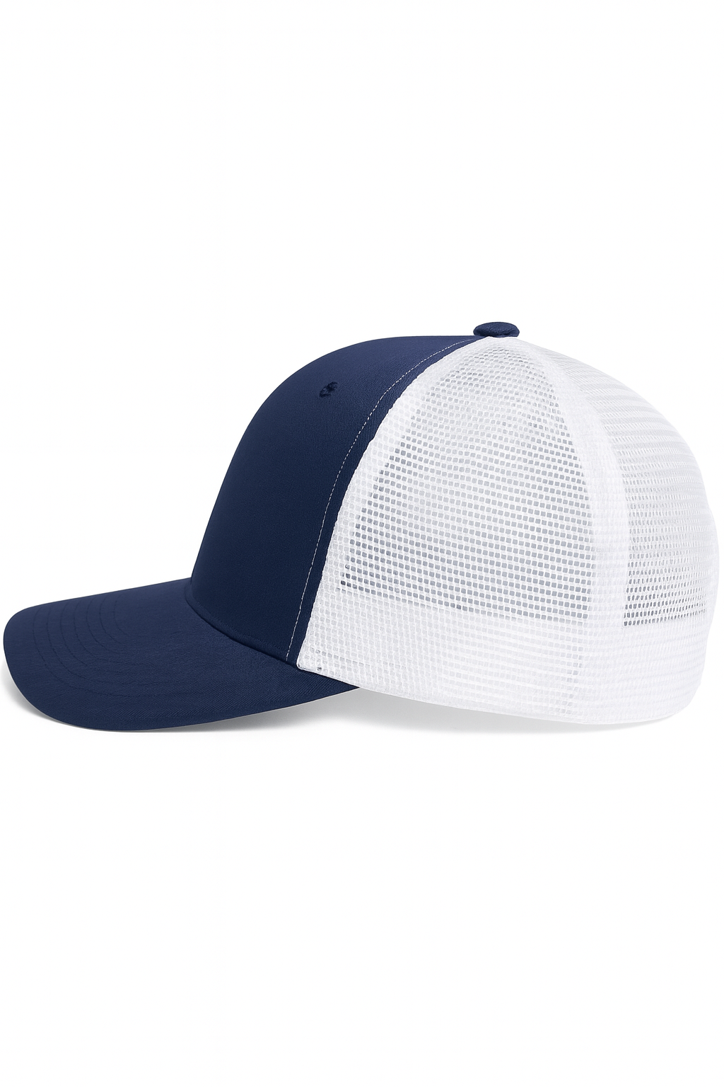 Navy and White Trucker Cap - Cross