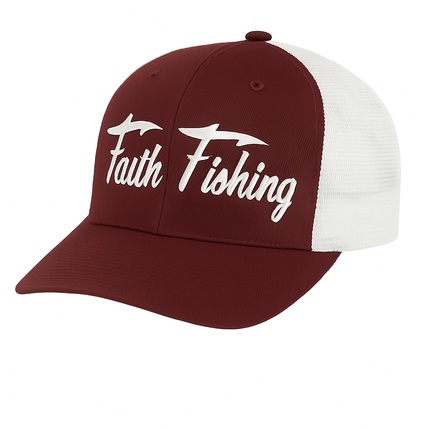 SnapBack Faith Fishing Trucker Hat —  Everyday Comfort