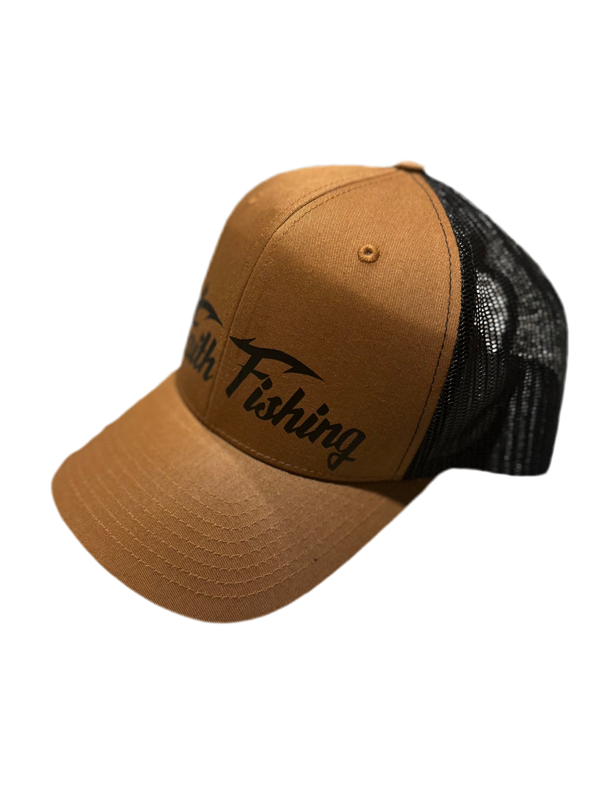 Brown and Black Trucker Cap