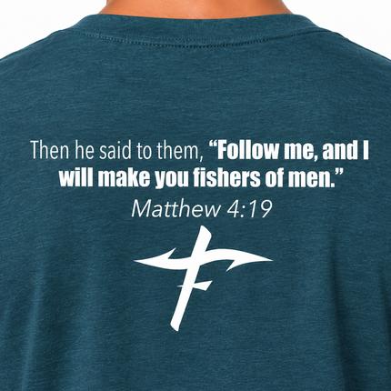Faith Fishing “Fishers of Men” Matthew 4:19 T-Shirt