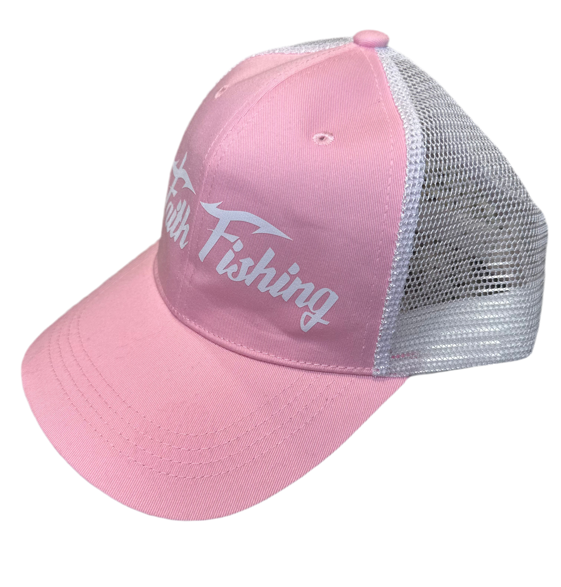 Pink and White Trucker Cap