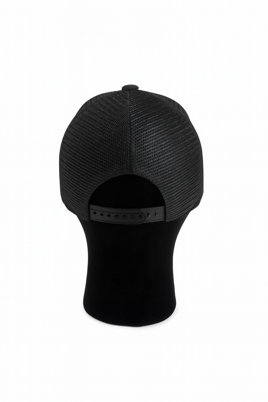 ALL Black Cap with White Cross