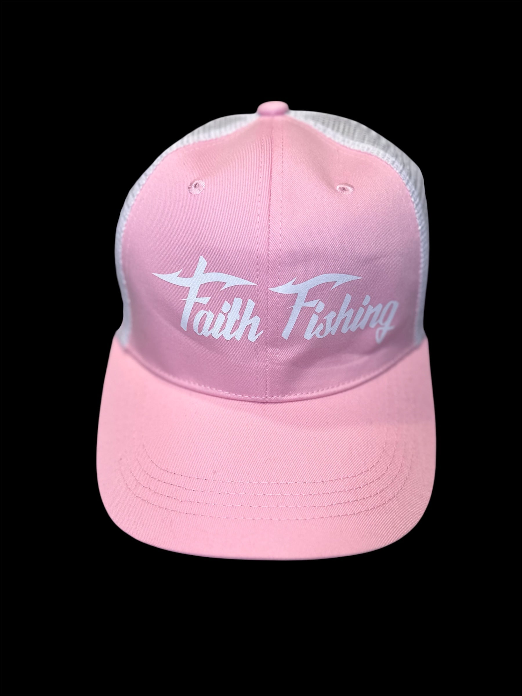 Pink and White Trucker Cap