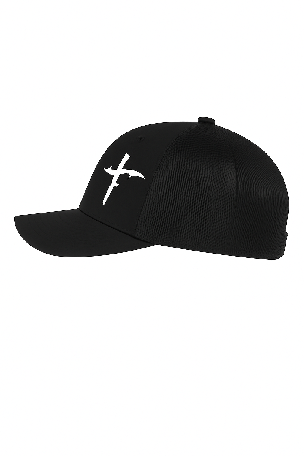 SnapBack Faith Fishing Trucker Hat — Fishing Cross Design, Everyday Comfort