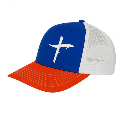 SnapBack Faith Fishing Trucker Hat — Fishing Cross Design, Everyday Comfort