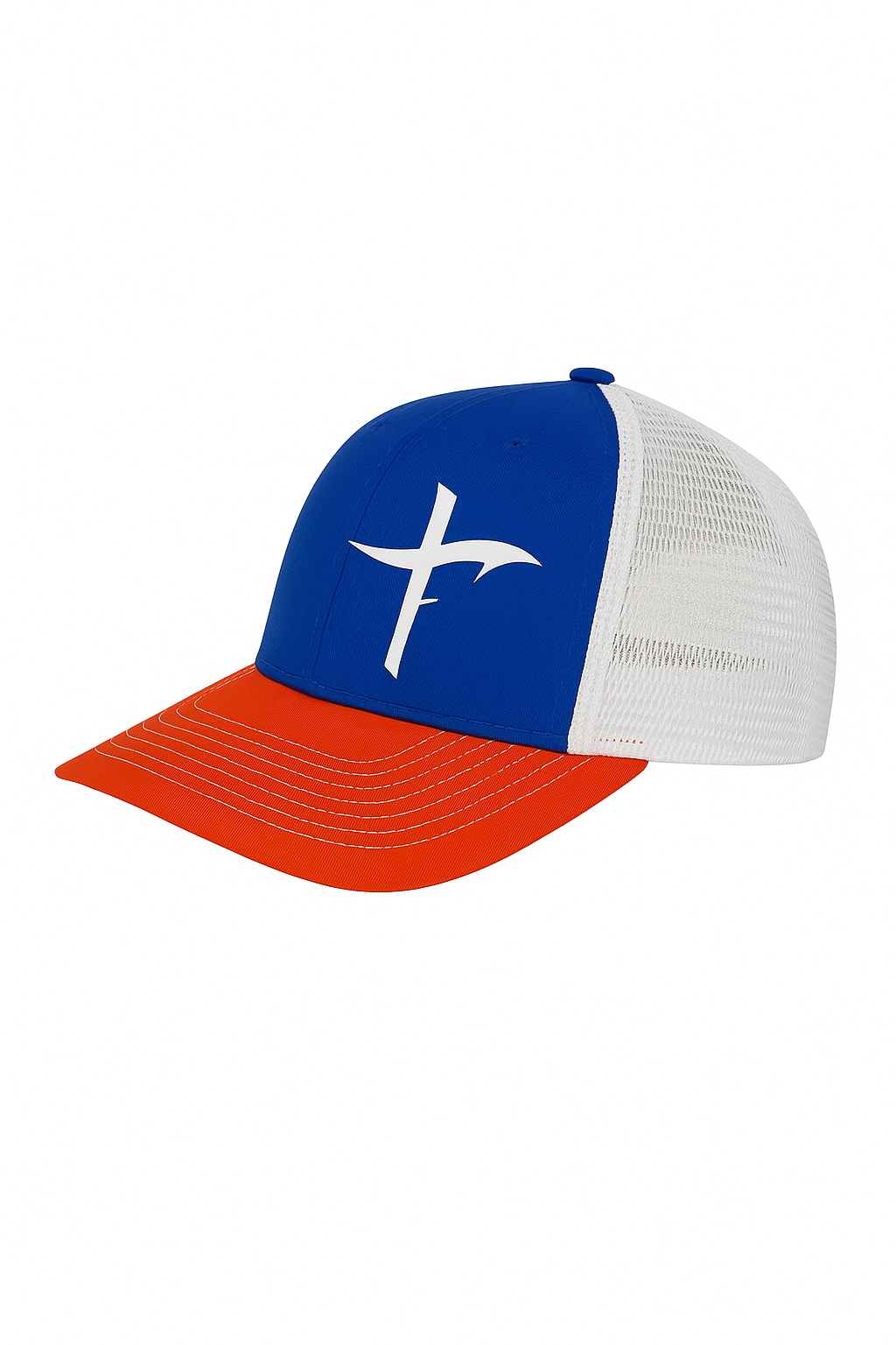 SnapBack Faith Fishing Trucker Hat — Fishing Cross Design, Everyday Comfort