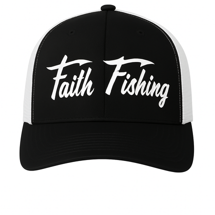 SnapBack Faith Fishing Trucker Hat —  Everyday Comfort