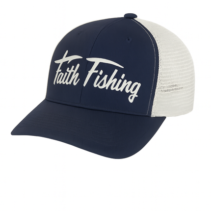 SnapBack Faith Fishing Trucker Hat —  Everyday Comfort