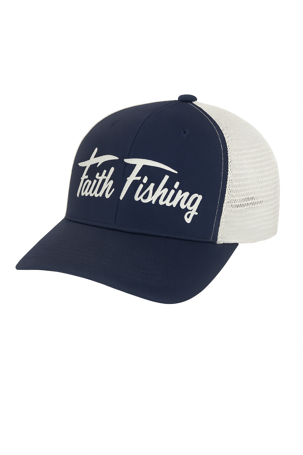 SnapBack Faith Fishing Trucker Hat —  Everyday Comfort