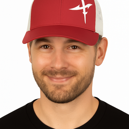 SnapBack Faith Fishing Trucker Hat — Fishing Cross Design, Everyday Comfort