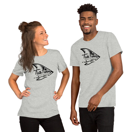 Faith Fishing® “Red Drum Tail” Unisex Tee – Multiple Colors Available