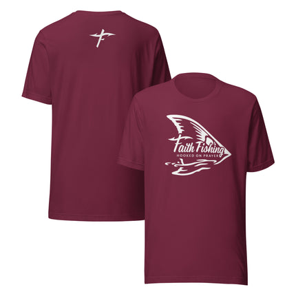 Faith Fishing® “Red Drum Tail” Unisex Tee – Multiple Colors Available