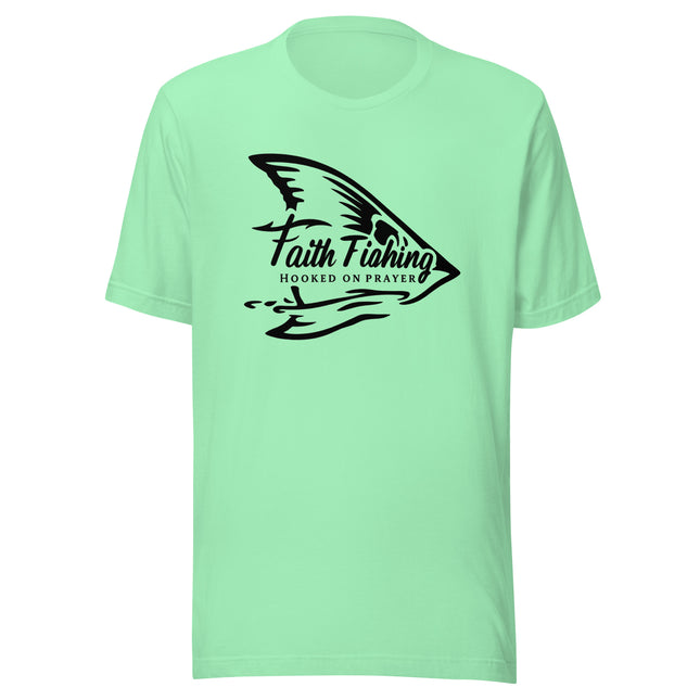 Faith Fishing® “Red Drum Tail” Unisex Tee – Multiple Colors Available