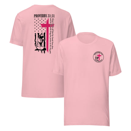 💗 Proverbs 31:31 Nurse Tribute T-Shirt — Faith Fishing Apparel