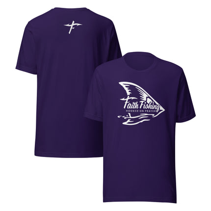 Faith Fishing® “Red Drum Tail” Unisex Tee – Multiple Colors Available