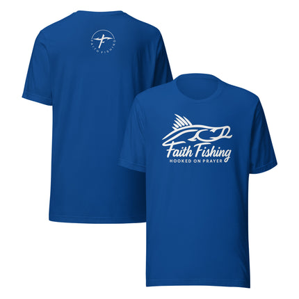 Faith Fishing “Hooked on Prayer” Unisex Tee – Snook