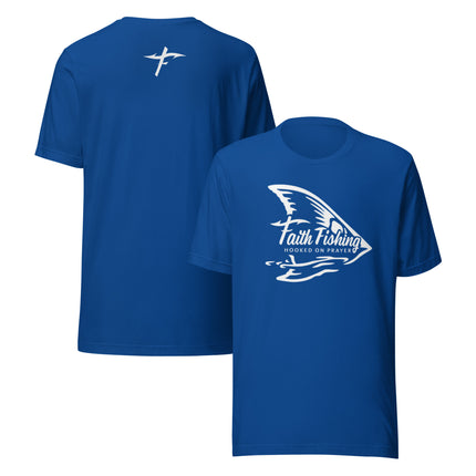 Faith Fishing® “Red Drum Tail” Unisex Tee – Multiple Colors Available