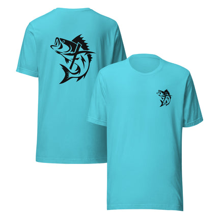 Faith Fishing® Cross Bass Unisex Tee – Multiple Colors Available