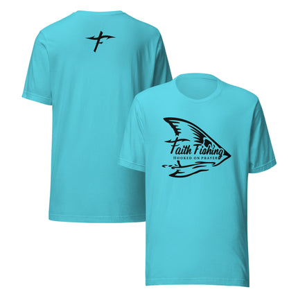 Faith Fishing® “Red Drum Tail” Unisex Tee – Multiple Colors Available