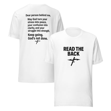 Faith Fishing “God’s Not Done” Prayer Tee – Unisex Inspirational T-Shirt